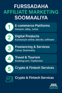  Affiliate Marketing Soomaaliya